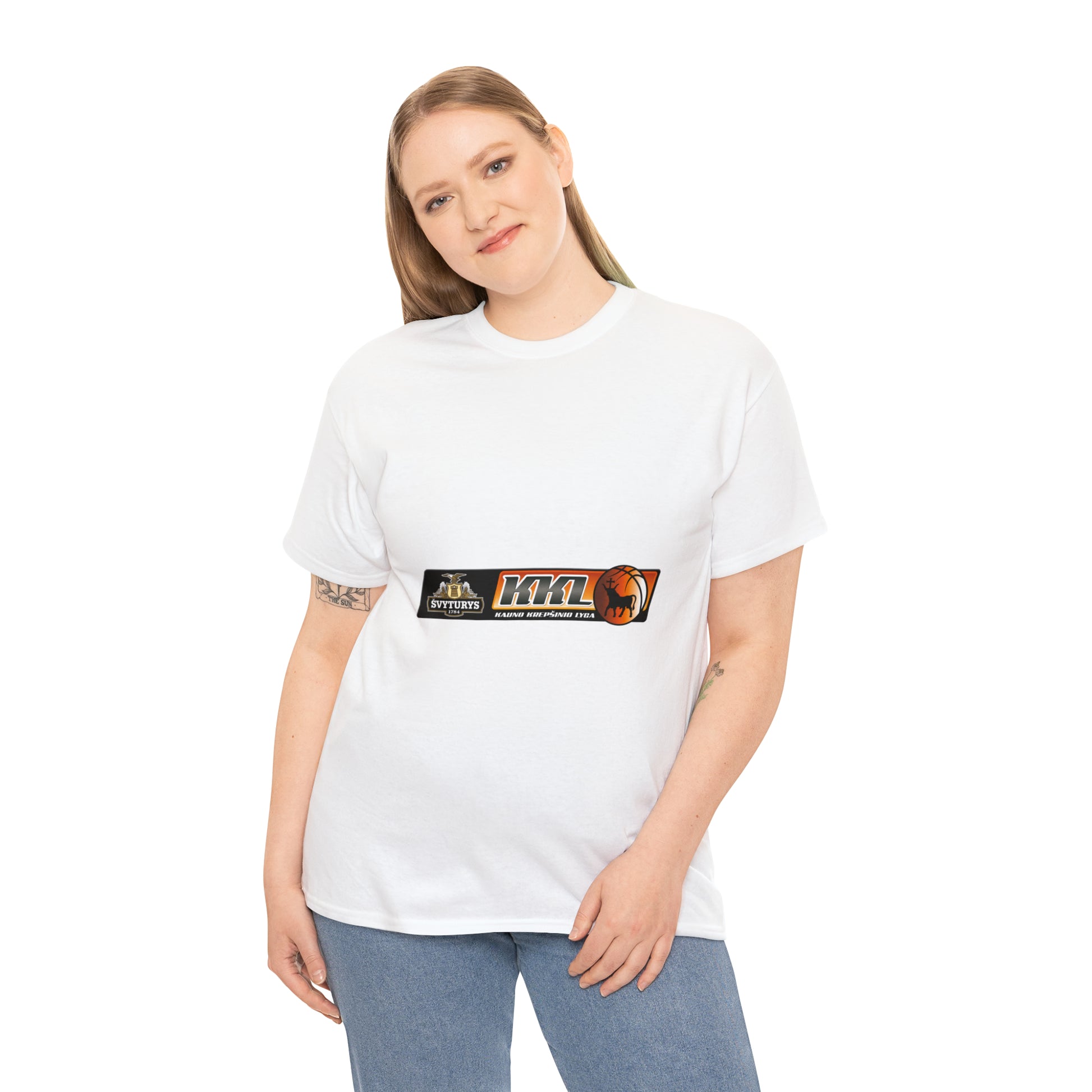 "Švyturio" - Kauno krepšinio lyga Unisex Heavy Cotton T-shirt