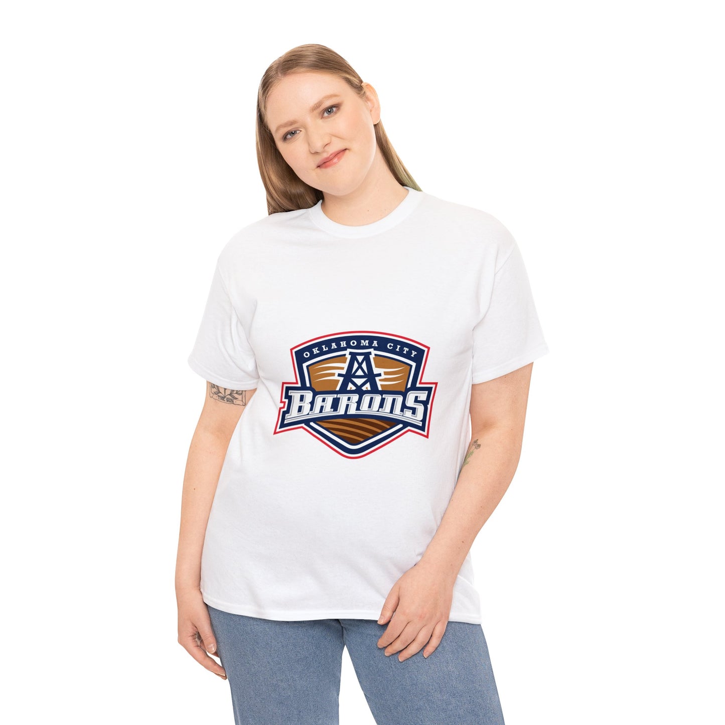 Oklahoma City Barons Unisex Heavy Cotton T-shirt