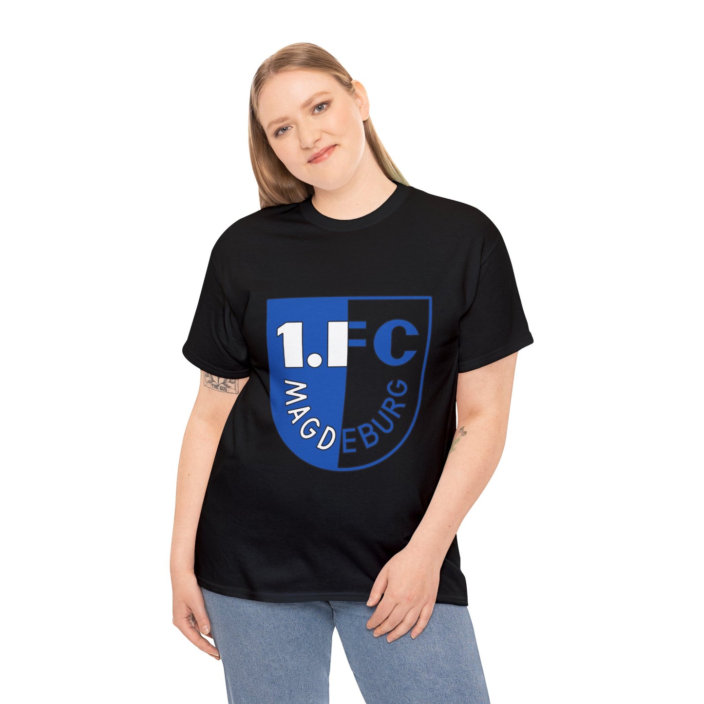 1 FC Magdeburg (1970's logo) Unisex Heavy Cotton T-shirt